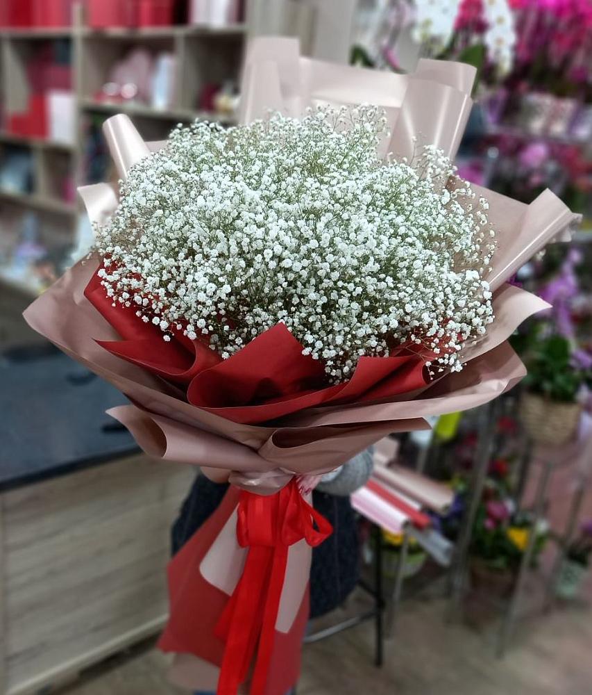 Букет Белые хлопья в Базарный Карабулак Букет цветов из: Гипсофила в Базарный Карабулак