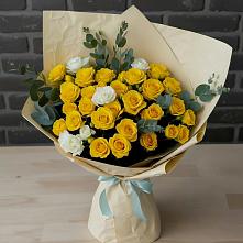 Букет цветов из:  Розы в Базарный Карабулак