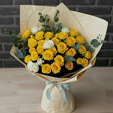 Букет цветов из:  Розы в Базарный Карабулак