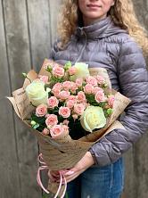 Букет цветов из:  Розы в Базарный Карабулак