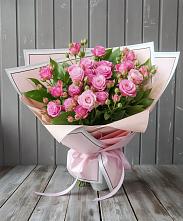 Букет Розовый кустик в Базарный Карабулак