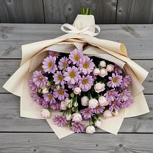 Букет цветов из:  Розы и Хризантемы в Базарный Карабулак