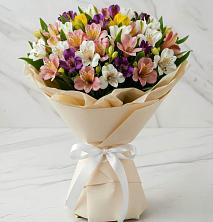 Букет цветов из:  Альстромерии в Базарный Карабулак