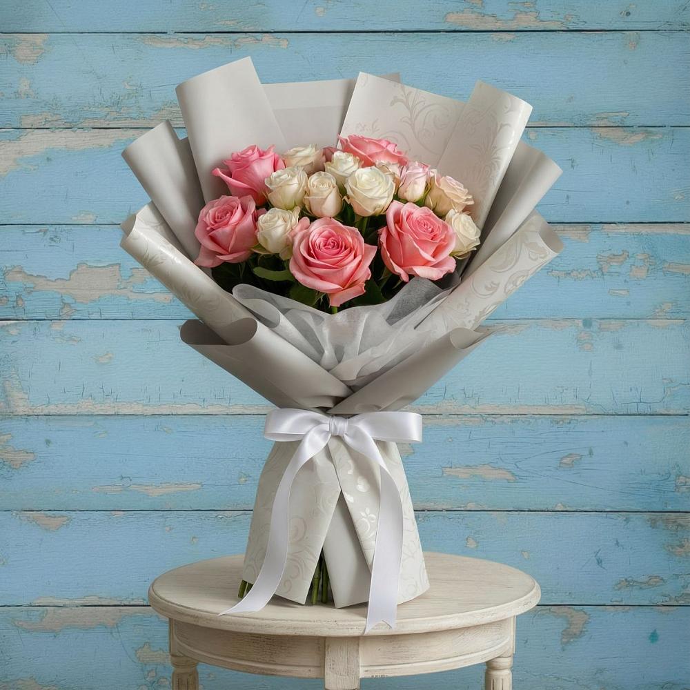 Букет цветов из: Розы в Базарный Карабулак