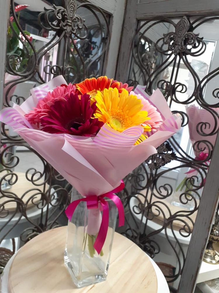 Букет цветов из: Герберы в Базарный Карабулак