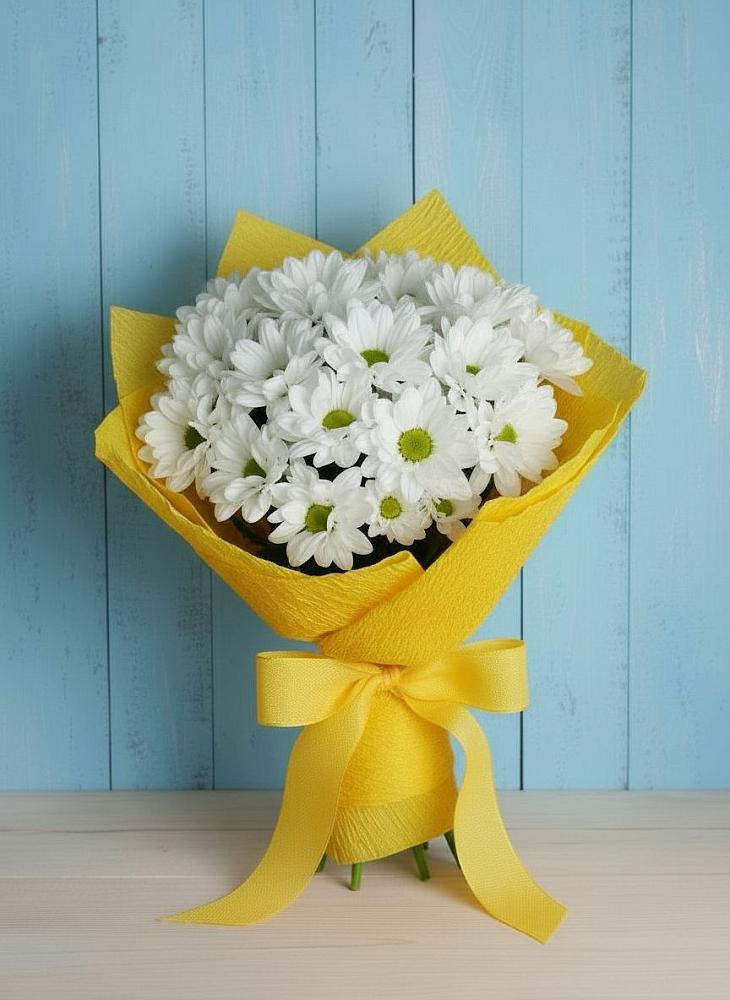 Букет цветов из: Хризантемы в Базарный Карабулак