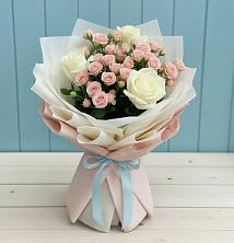 Букет цветов из:  Розы в Базарный Карабулак