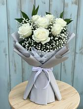 Букет цветов из:  Розы в Базарный Карабулак