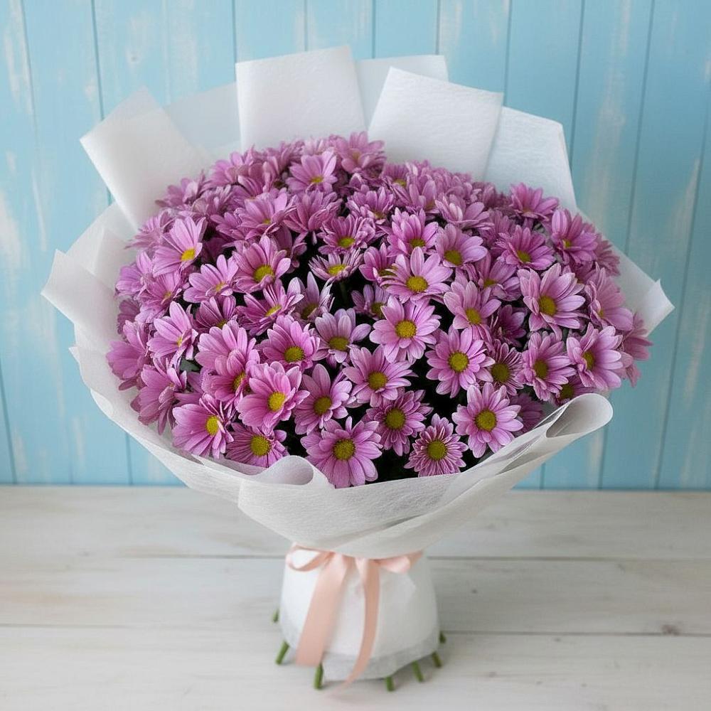 Букет цветов из: Хризантемы в Базарный Карабулак