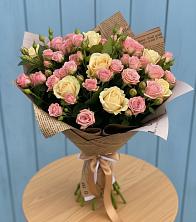 Букет цветов из:  Розы в Базарный Карабулак