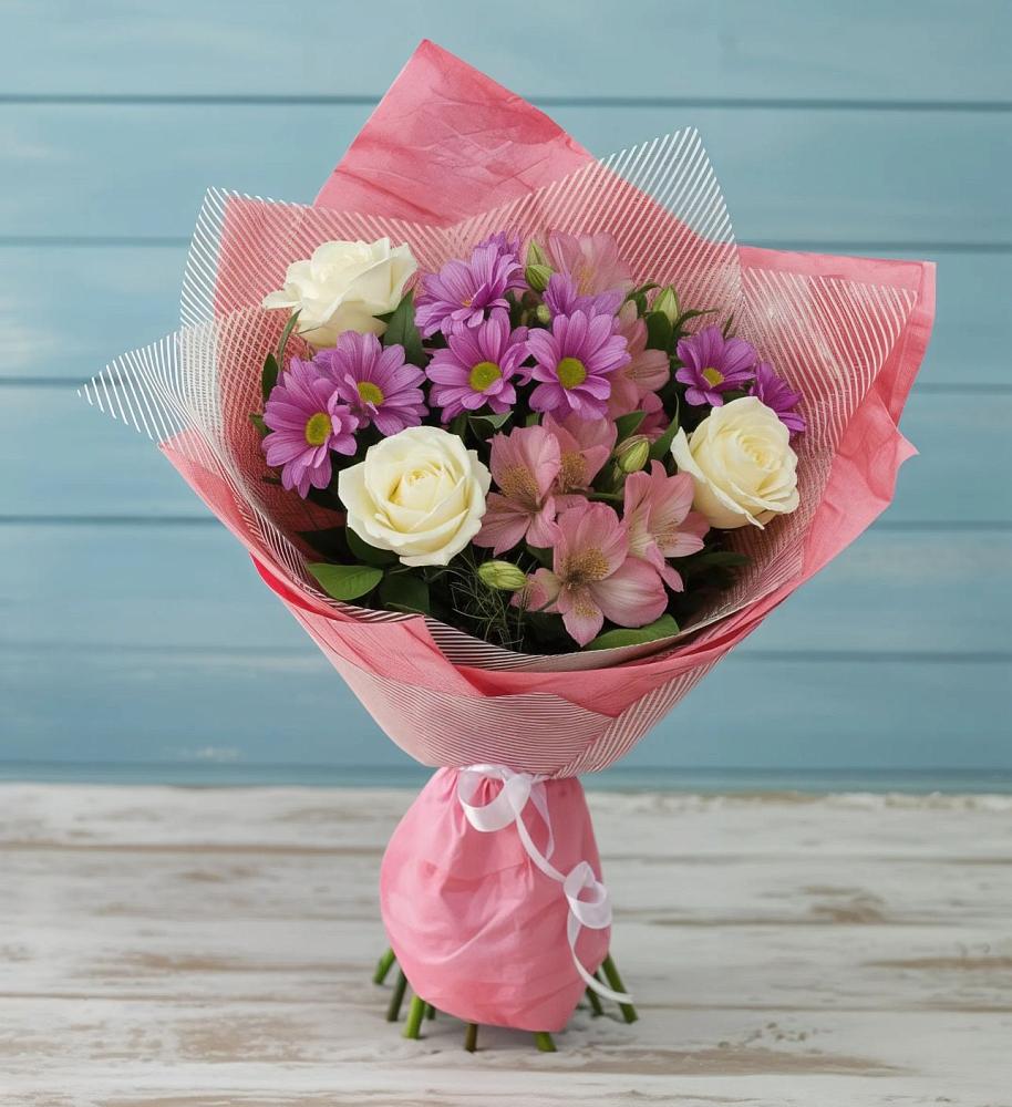 Букет цветов из: Герберы в Базарный Карабулак