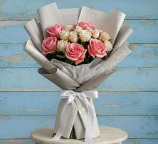 Букет цветов из:  Розы в Базарный Карабулак